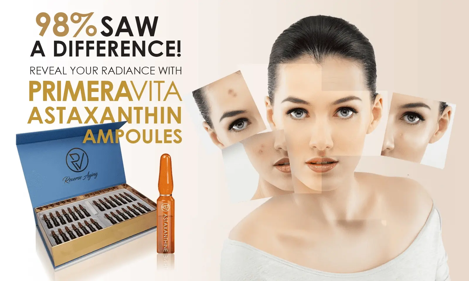 PrimeraVita Astaxanthin Ampoules