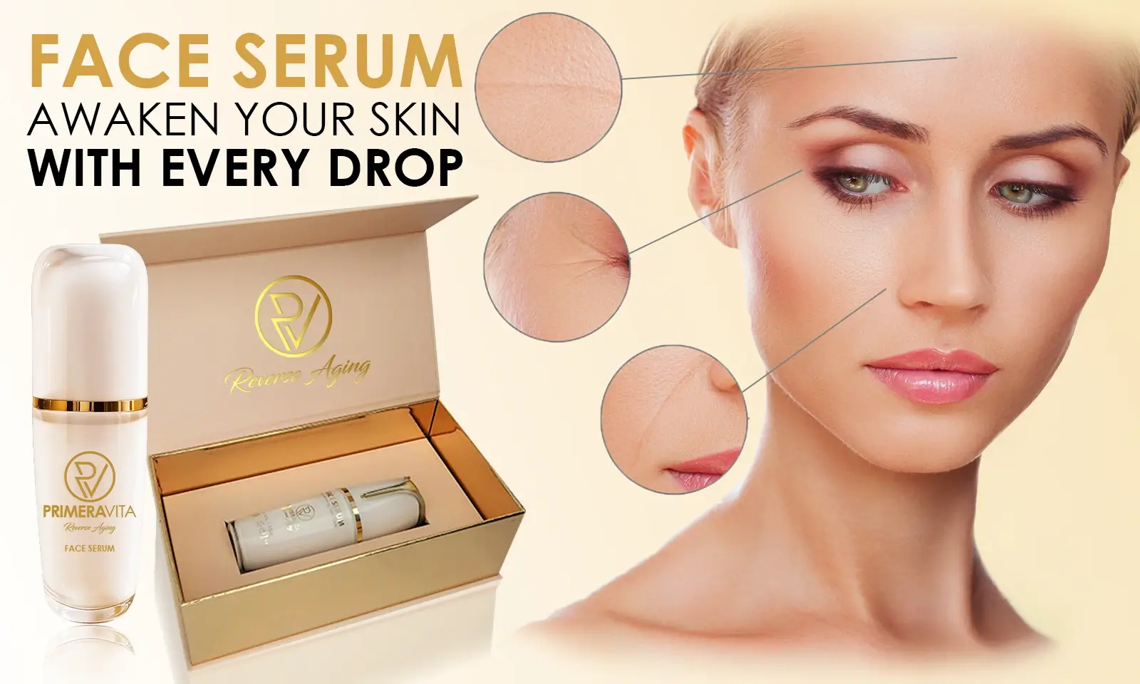 PrimeraVita Anti-Aging Face Serum with Stem Cells