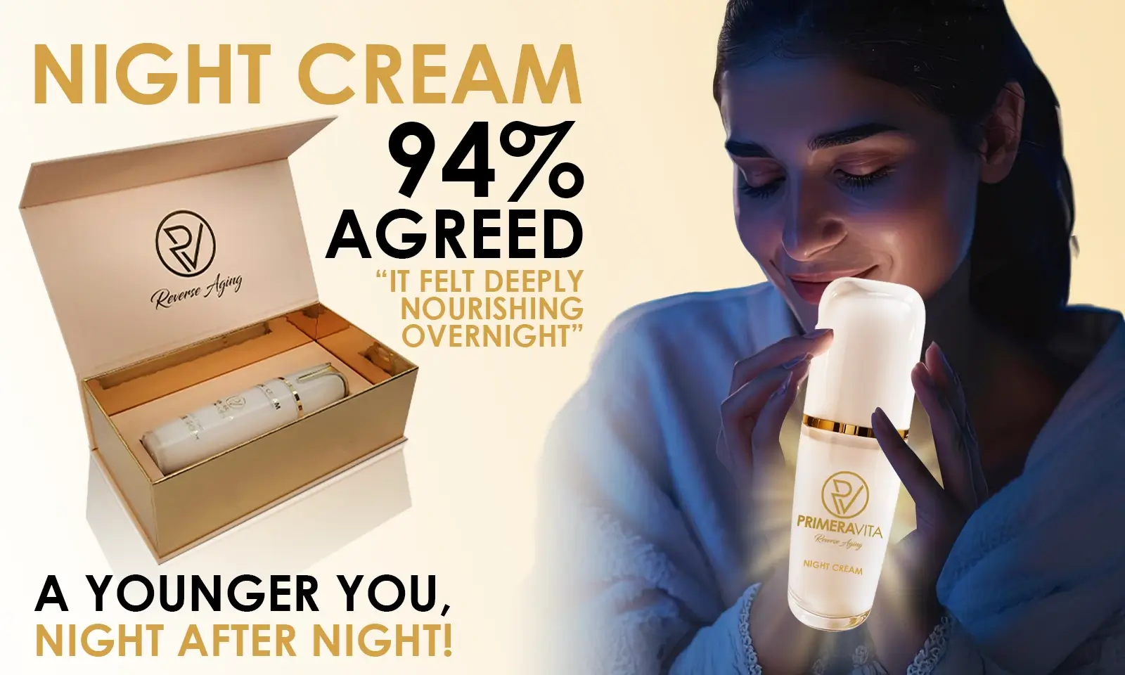 Primera Vita Anti-Aging Night Cream with Stem Cells