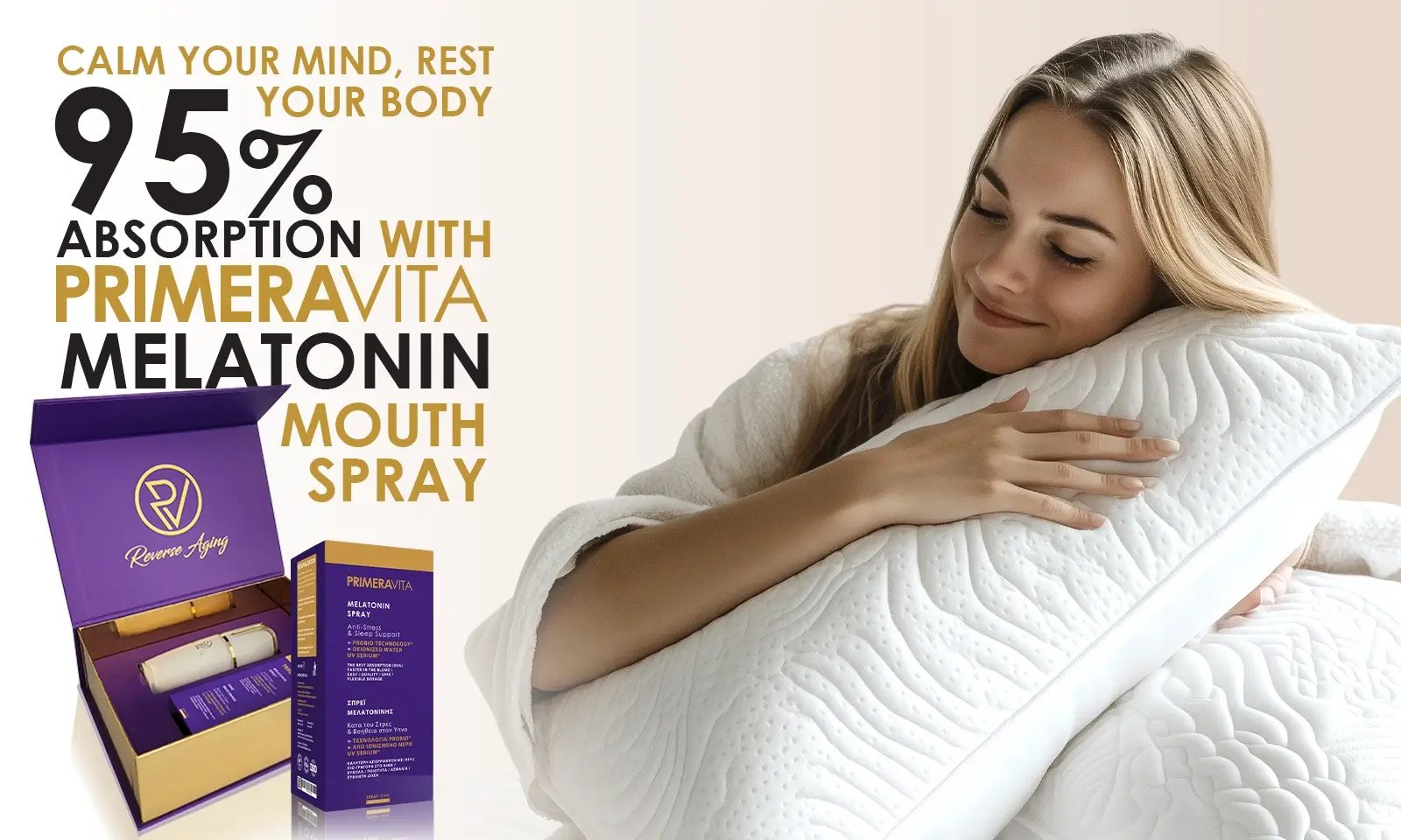 PrimeraVita Melatonin Mouth Spray