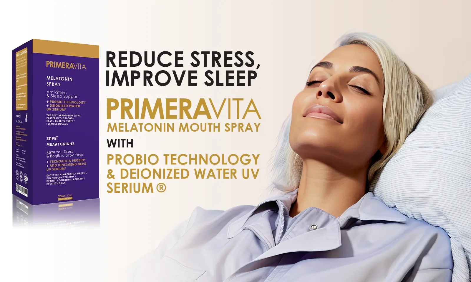 PrimeraVita Melatonin Mouth Spray