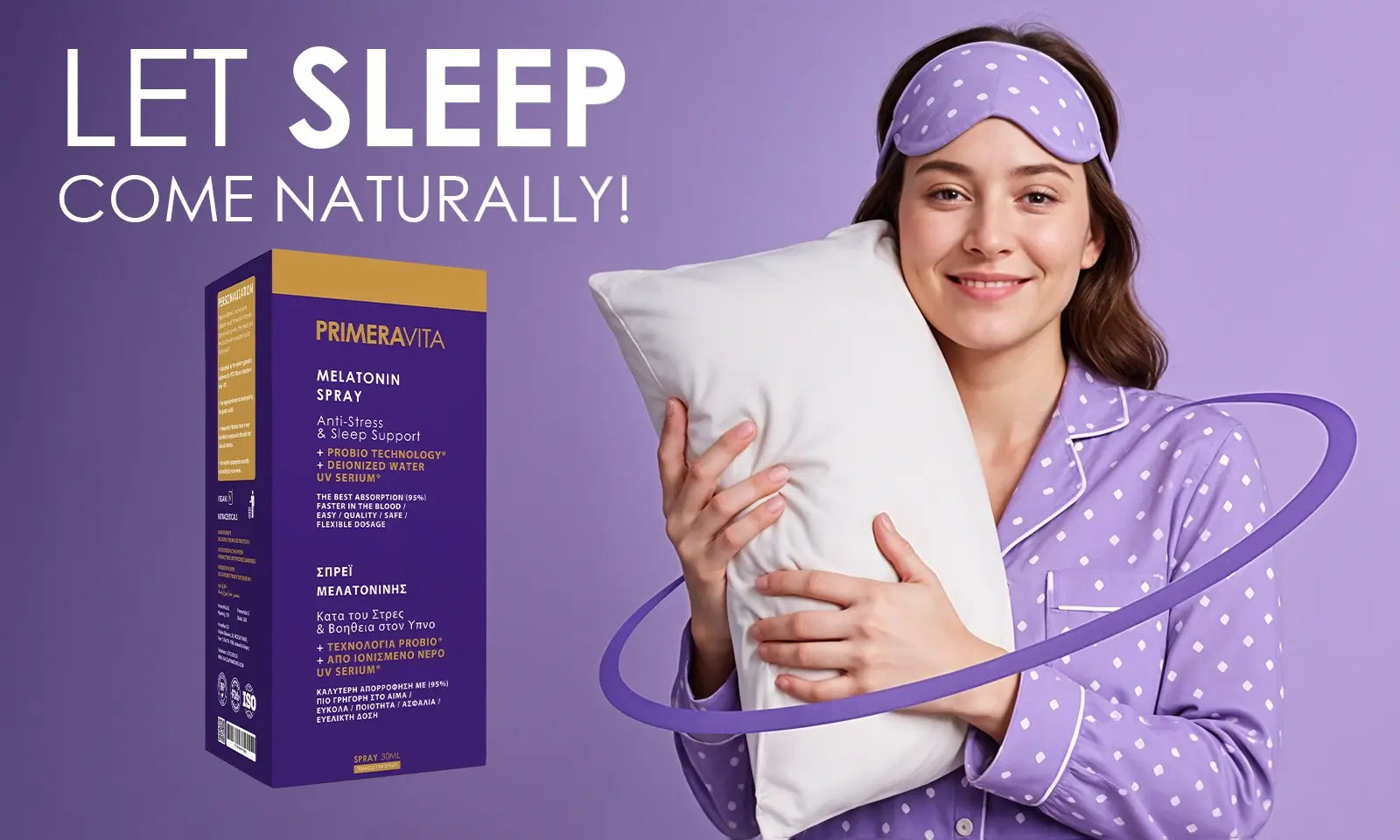 PrimeraVita Melatonin Mouth Spray