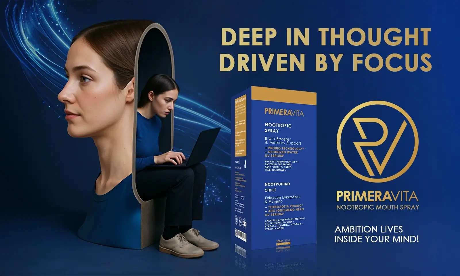 PrimeraVita Nootropic Mouth Spray