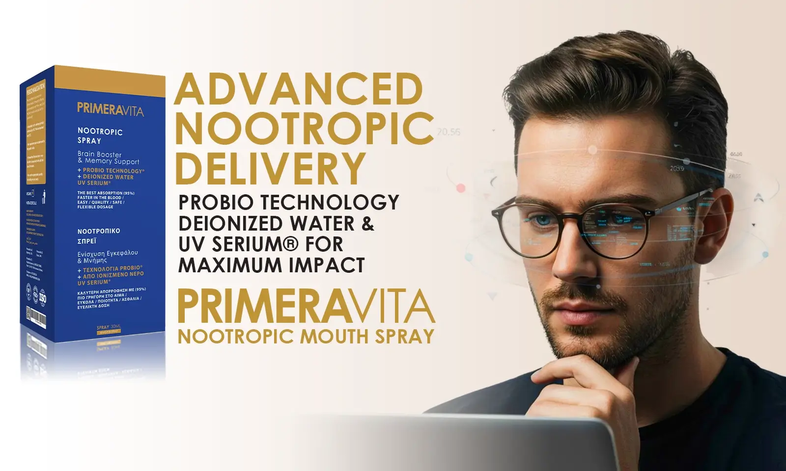 PrimeraVita Nootropic Mouth Spray