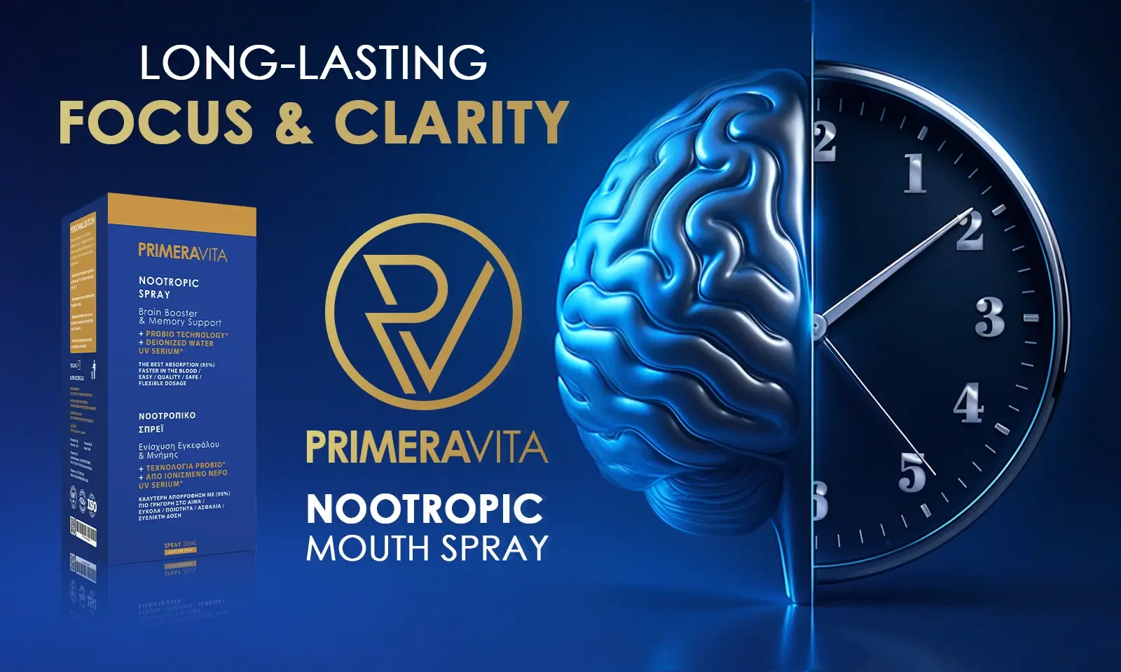 PrimeraVita Nootropic Mouth Spray