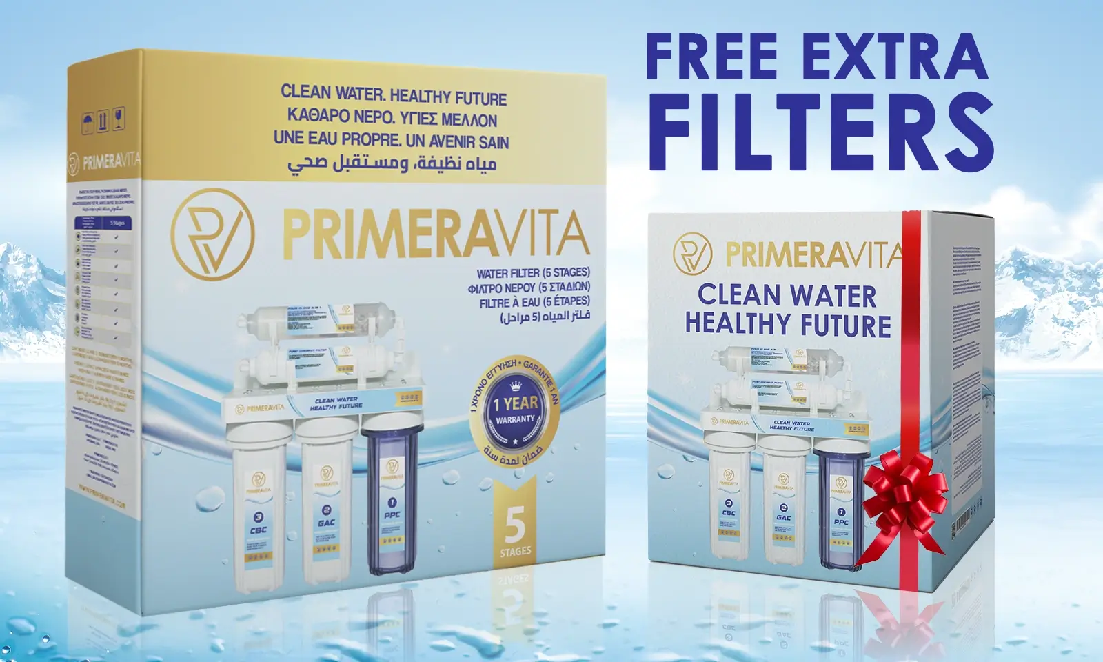 PrimeraVita Water Filter 5 Stages